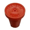 A red bottle cap with the words traverse point on it.