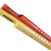 A red and yellow pen is shown together.